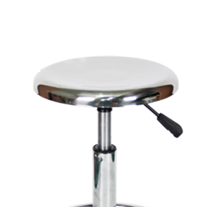 Wenstan WST208 workshop stool stainless steel assembly line work stool round lifting swivel chair hospital work station foot nail type