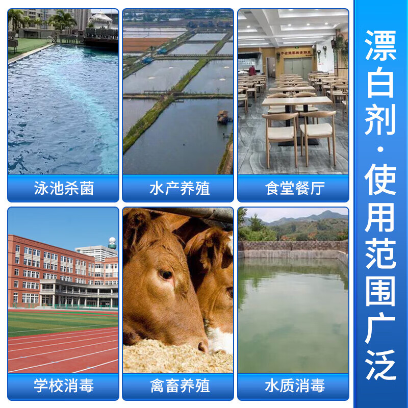 Industrial calcium hypochlorite bleaching powder, sewage treatment, ammonia nitrogen remover, bleaching, odor removal, sterilization, decolorization agent, calcium hypochlorite (25 kg packaging)