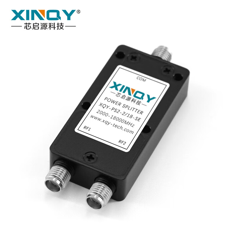 XINQY Xinqiyuan SMA RF microstrip power splitter 2/18G one-to-two 2000-18000MHz power splitter combiner XQY-PS2-2/18-SE