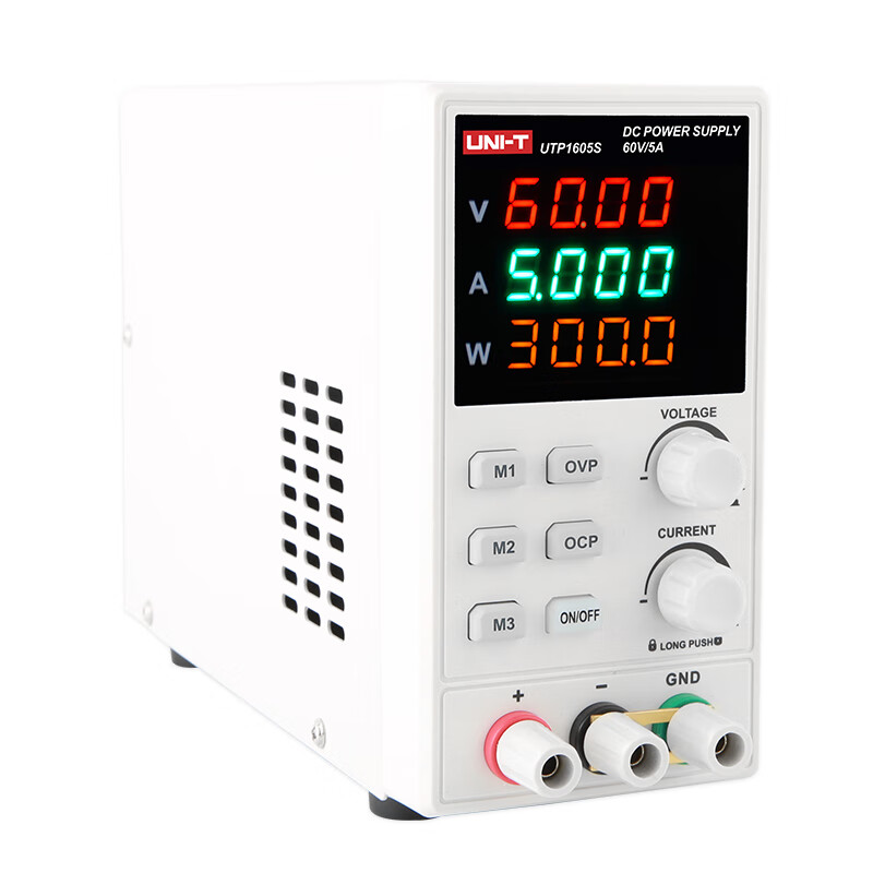 Uni-T switching DC regulated power supply adjustable ammeter mobile phone repair high resolution digital display DC power supply UTP1605S 60V 5A power display