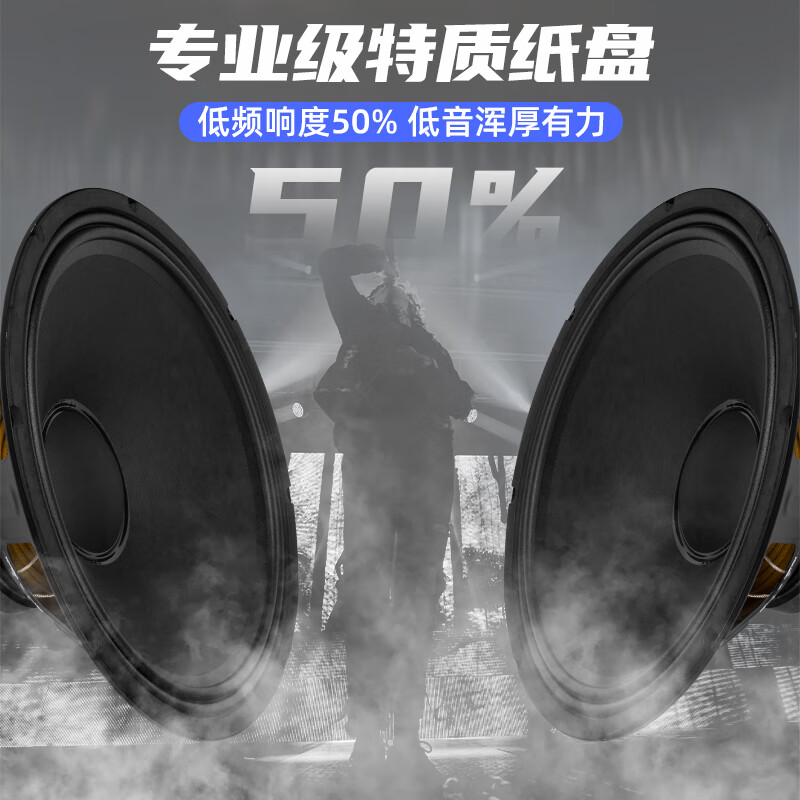 Depusheng professional stage high-power speakers single and double 15-inch wedding performance conference campus audio outdoor HiFi disco bar KTV double bass engineering grade L15 L125 double 15 professional performance set