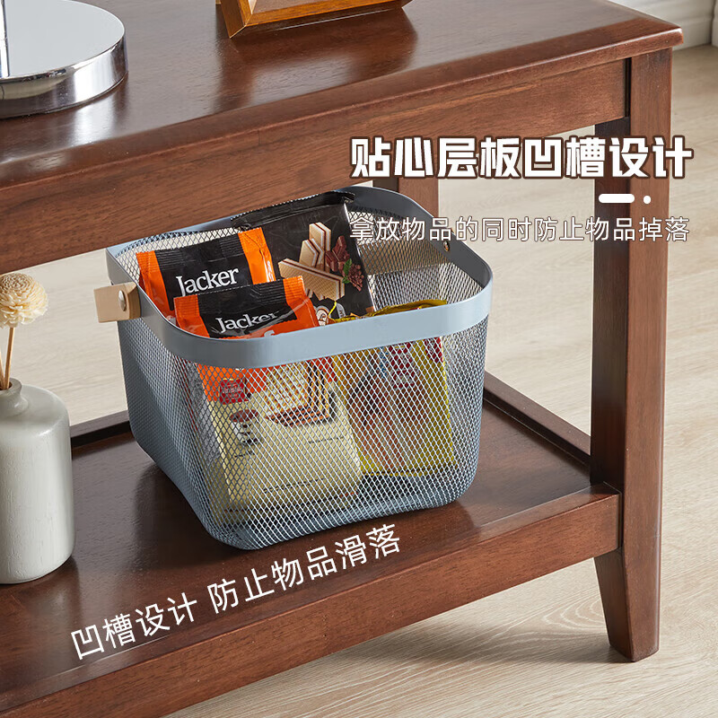 Jiayi solid wood sofa side table storage side cabinet simple living room small square table small apartment coffee table table bedside table