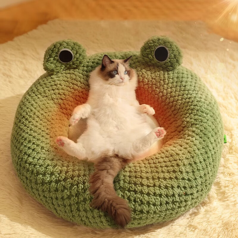 Zigman egg tart cat nest, winter warm dog house, all-season dog house, cat house, cat bed, dog house, cat dog house