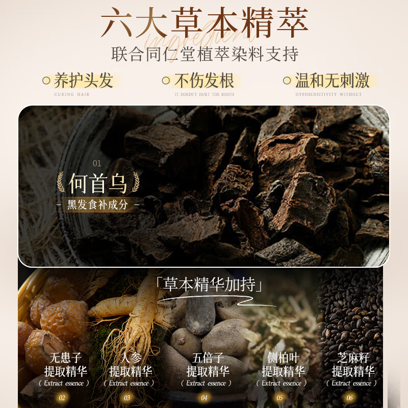 Three Magic Hair Makers Bubble Hair Dye Pure Genuine Plant Healthy Hair Dye Cream Non-Scalp Men and Women Blue Black 160ml