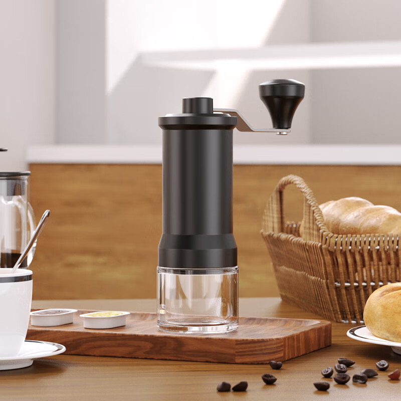 CLITON hand grinder, coffee bean grinder, hand grinder, portable coffee machine, manual grinder, automatic grinder, Yahei-internal adjustment version, free cleaning brush