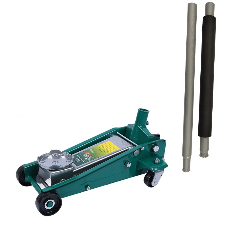 Wen Yijia DESLON hydraulic horizontal jack 2t car-mounted 3t double pump jack car low hand rocker 3 tons