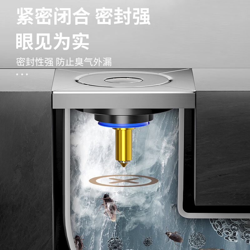 Bingyou foot-operated floor drain deodorizer bounce core bathroom seal cover sewer pipe anti-return odor artifact universal press