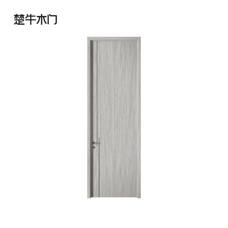 Chuniu Wooden Door Modern Simple Bedroom Door Soundproof Door Whole House Customized Wooden Composite Interior Door Living Room Study Customized Door A4-X-02 Yunsi Cedar