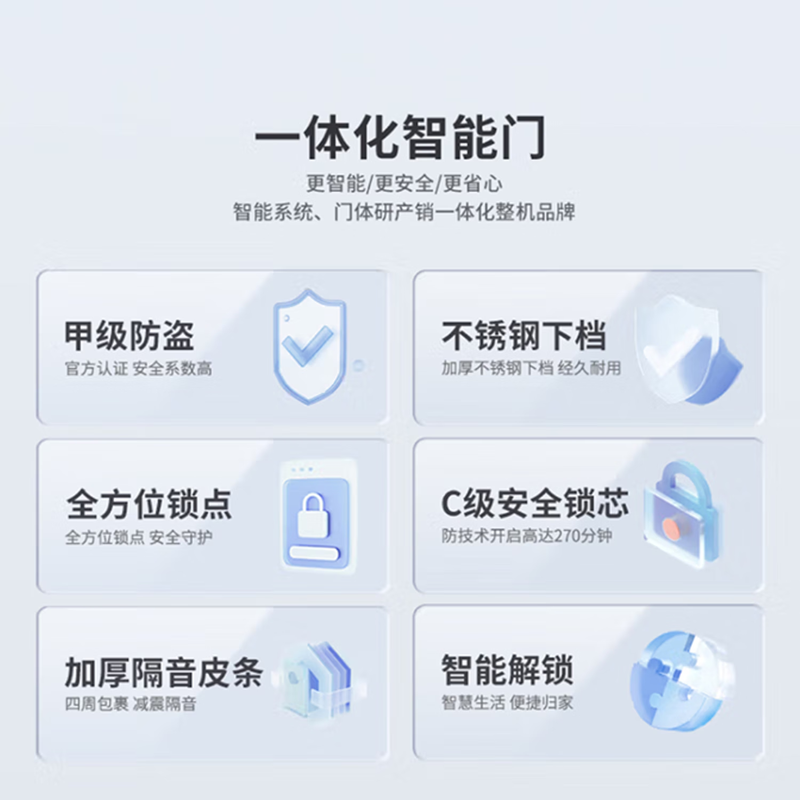 Yingyou Door Industry Class A anti-theft door home entrance door safety door entrance door concealed hinge heightened lintel smart door lock Y6001 mechanical lock 2050*960 single door