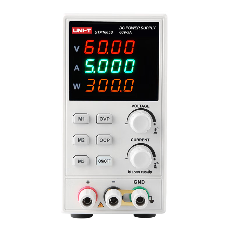 Uni-T switching DC regulated power supply adjustable ammeter mobile phone repair high resolution digital display DC power supply UTP1605S 60V 5A power display