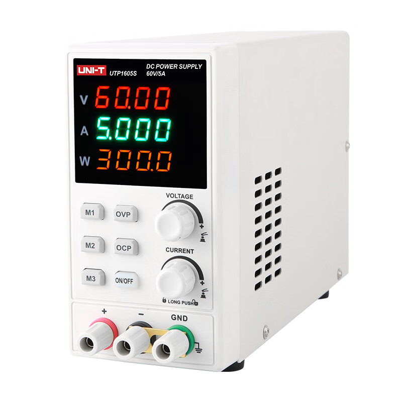 Uni-T switching DC regulated power supply adjustable ammeter mobile phone repair high resolution digital display DC power supply UTP1605S 60V 5A power display