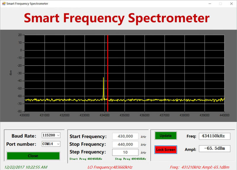 Spectrum analyzer handheld simple spectrum analysis device 10-6000MHz with RF source power meter Freq6000