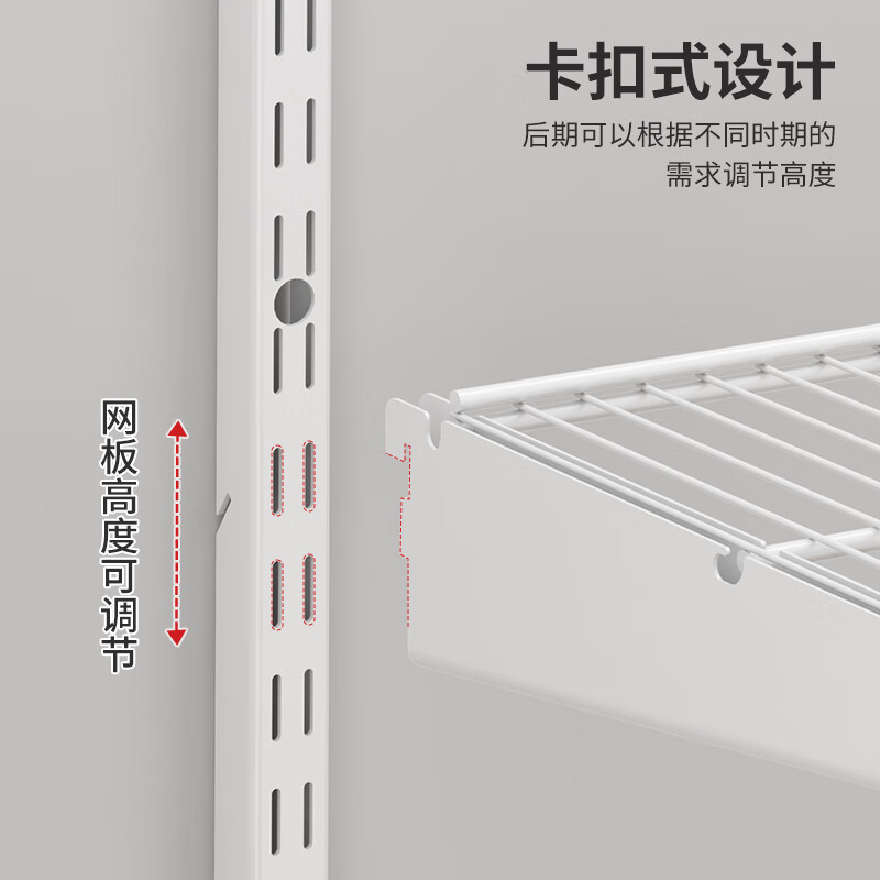 HPD 3-meter metal wardrobe custom-made walk-in closet steel frame wall storage rack bedroom wardrobe environmentally friendly formaldehyde-free 3-meter plan 1 includes installation/lifetime warranty