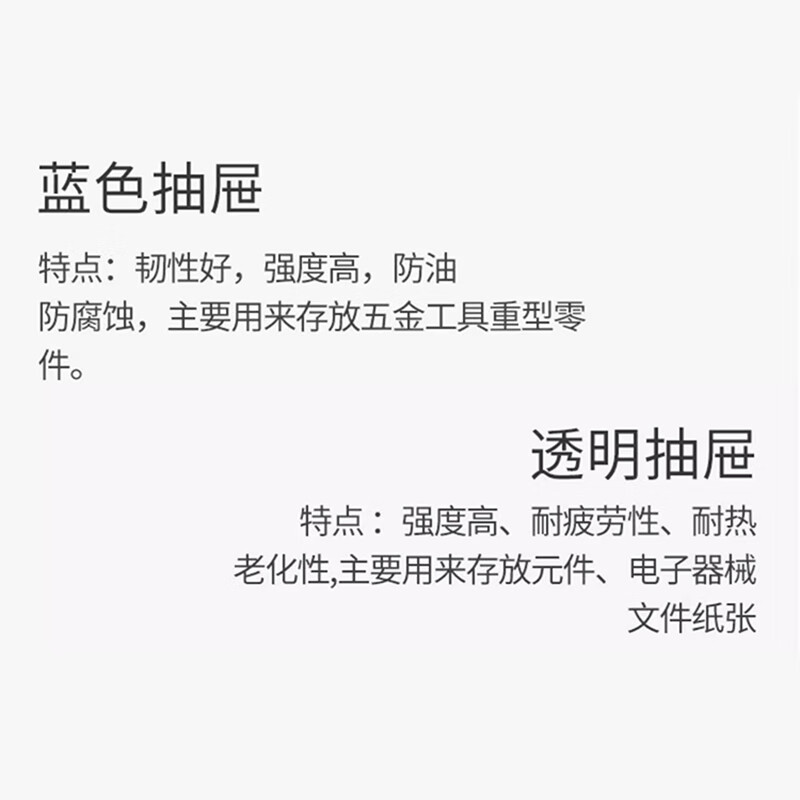 Kingdon parts cabinet electronic components cabinet parts box storage box screw box component box storage cabinet 100 drawers transparent with door