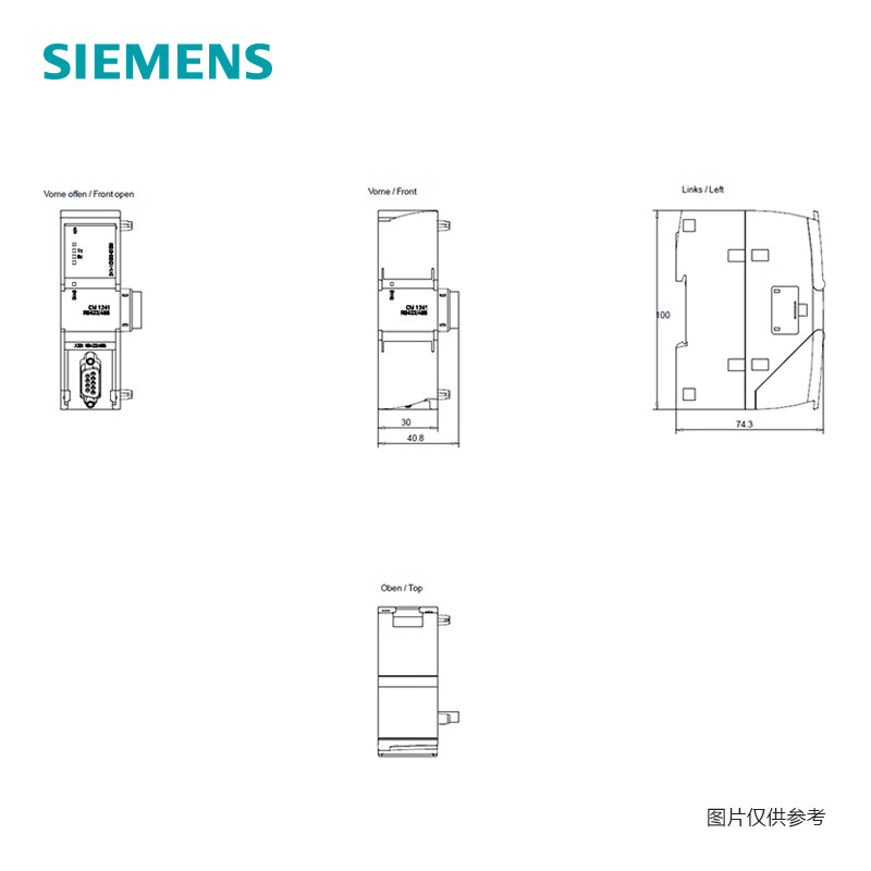Siemens PLC controller 6ES series communication module CM 1241 RS422/485 6ES72411CH320XB0