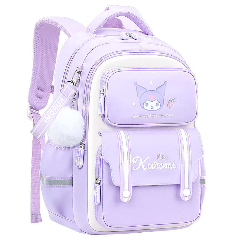 Hello Kitty primary school bag girls large capacity new Kuromi waterproof backpack for children in grades 1, 3, 5 and 6 Melody Pink Small (DB96667)