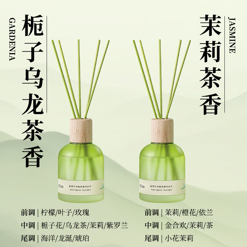 J.Sir Aromatherapy Indoor Car Perfume Jasmine Gardenia Home Bathroom Toilet Room Bedroom Long-lasting Fragrance