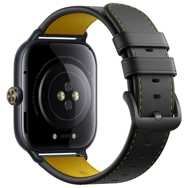 IQOO WATCH GT smart AI watch Blue River operating system map navigation 21-day long battery life sports and health heart rate monitoring phone watch bracelet wearable instant black eSIM version genuine leather