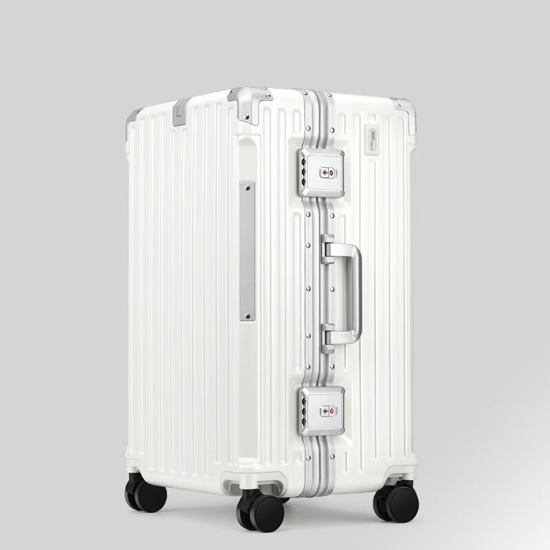 OULUNCHI high-end brand luggage for men and women large capacity new oversized suitcase 32 business overseas trolley suitcase men's black 28 inches