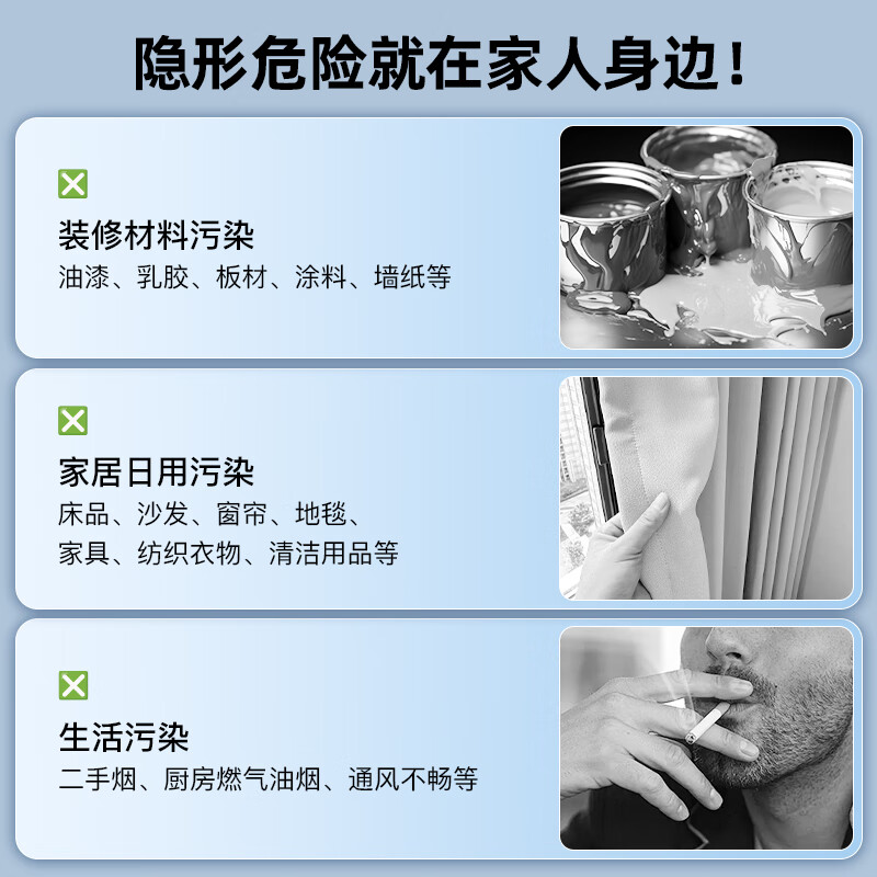 Silezhi formaldehyde detector formaldehyde measurement instrument high-precision household TVOC air quality detector temperature and humidity MEF500