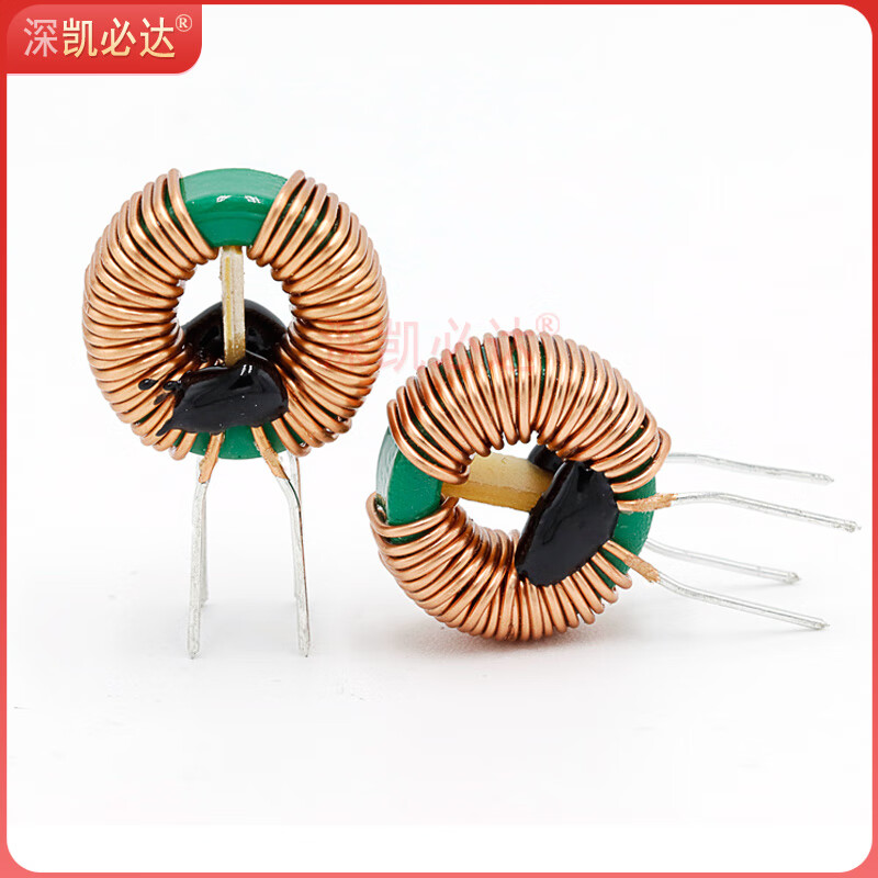 Common mode inductor 5MH 10MH 20MH wire wound magnetic ring inductor ring inductor power supply EMC filter inductor coil 12*6*4-10MH 0.4 wire diameter 2A