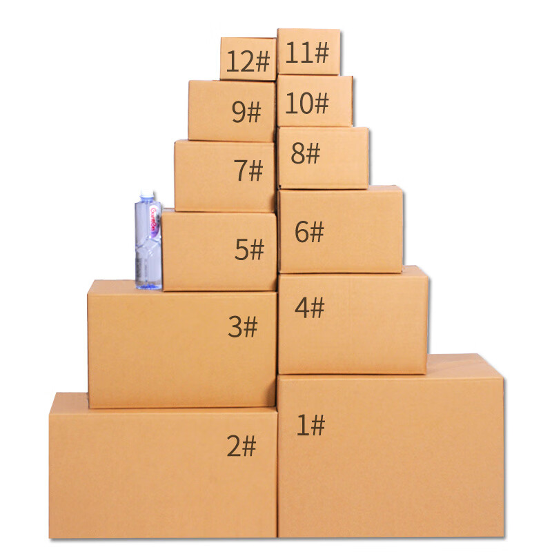 Crazy packaging express packaging carton wholesale custom size postal delivery packaging carton moving carton box customization five-layer extra hard BE tile (blank) No. 5 (29x17x19cm) 60 pcs