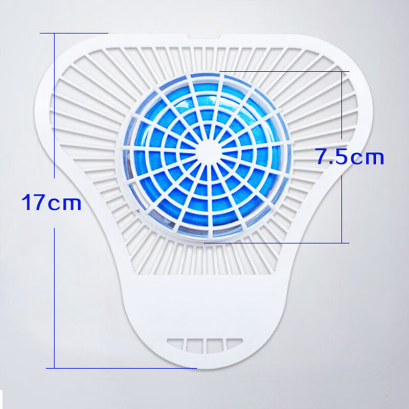 Dengzhi urinal deodorizing triangle aroma block men's public toilet urinal filter deodorizing hygiene ball toilet anti-clogging toilet urinal filter fragrance block deodorizing triangle block 8 pieces