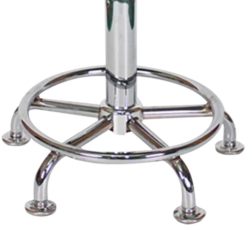 Wenstan WST208 workshop stool stainless steel assembly line work stool round lifting swivel chair hospital work station foot nail type