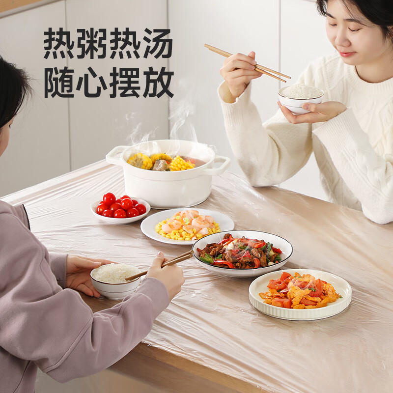 Meiya disposable tablecloth thickened 60 large rectangular round tablecloth table mat barbecue picnic camping