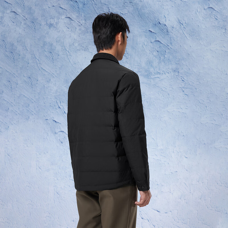 Heilan House (HLA) Men's Light Business Fashion Lapel Down Jacket Men's Winter HWRAW4W021A Black 55 L 175/92A Recommended 137~150 catties