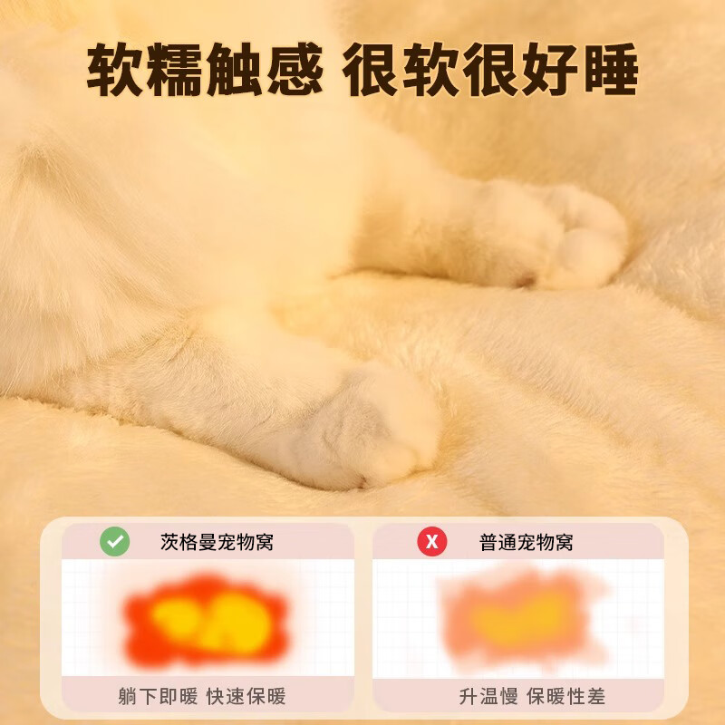 Zigman egg tart cat nest, winter warm dog house, all-season dog house, cat house, cat bed, dog house, cat dog house