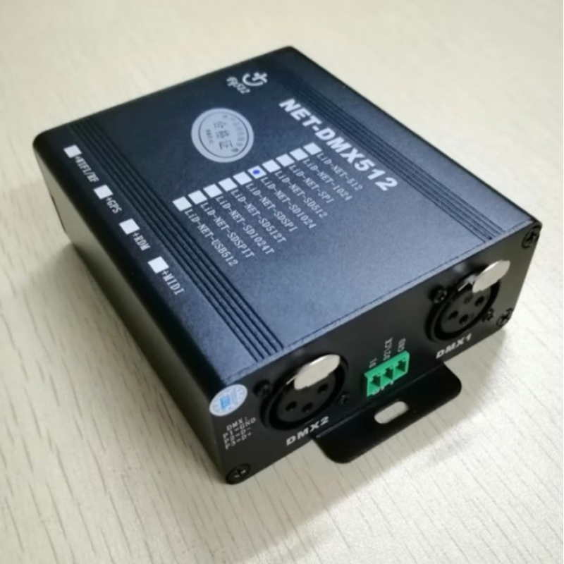 ArtNet SD card offline recorder 512 channels 1024TCP_UDP_IP interconnection RS232-485 broadcast control LID-NET-SD1024 supports SD card +485