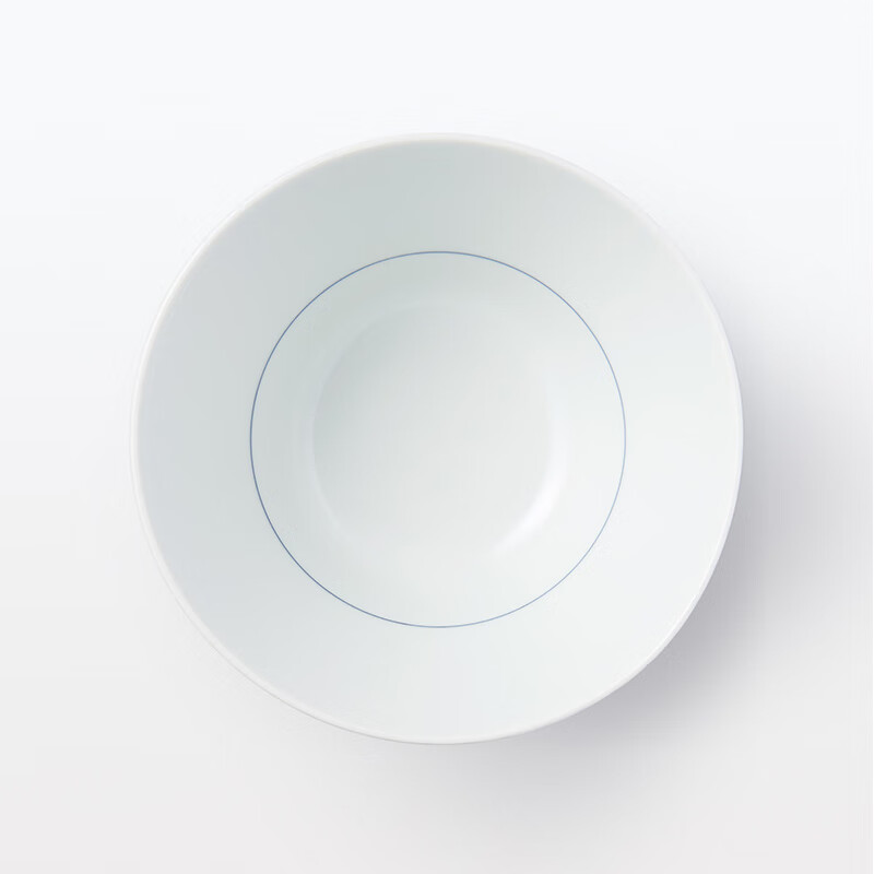 MUJIMUJI Hasamiyaki rice bowl, bowl, tableware, porcelain bowl, bamboo hat bowl, home use, horsetail pattern, diameter 12.5cm