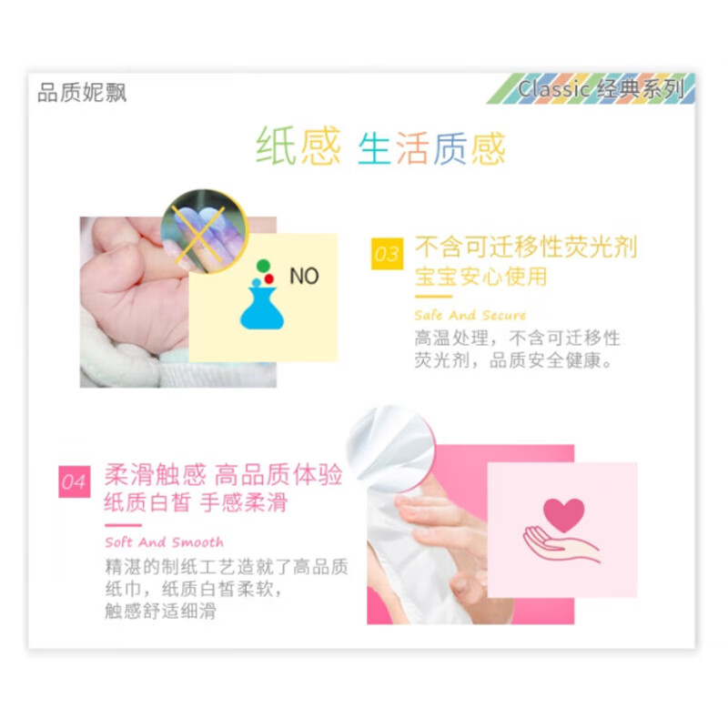 Nepia classic series tissue paper 2 layers 150 sheets * 5 boxes slim box tissue paper napkins household toilet paper