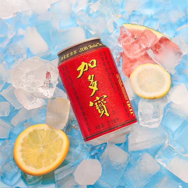 Jiaduobao herbal tea drinks are afraid of getting burned. Red canned herbal tea 310ml*24 cans. Full box of plant drinks tea drinks. Jiaduobao 310ml*6 cans.
