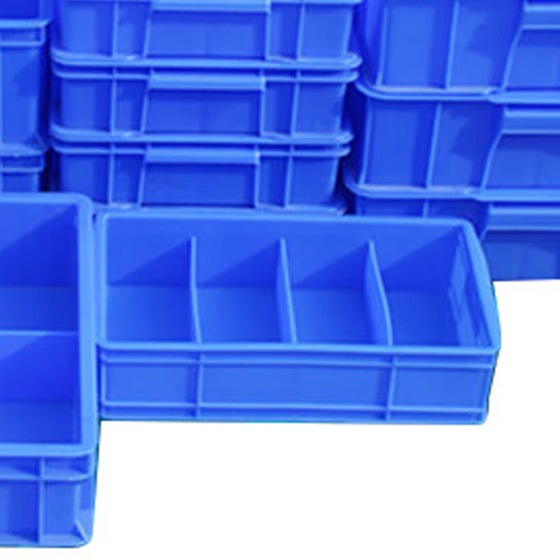 Jin Shiluo parts box compartment box three compartment box #350*200*85 thickened multi-partition plastic storage box tool material classification box turnover box JCW8
