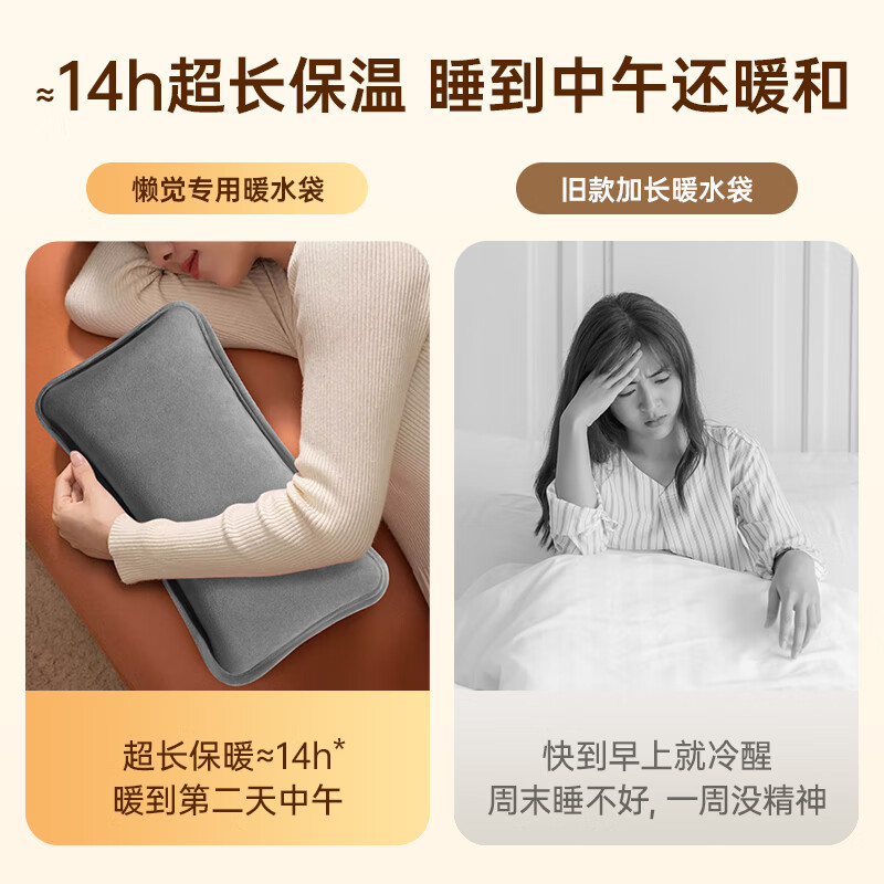 Royalstar electric hot water bottle, rechargeable hot water bottle, hand warmer, baby warmer, tummy warmer, handbag, hot water bottle, quilt, hand warmer, artifact