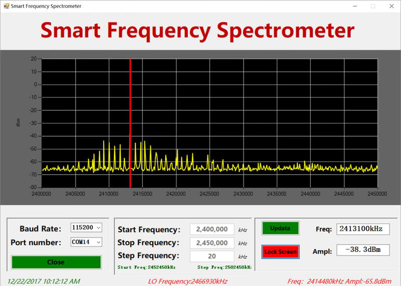 Spectrum analyzer handheld simple spectrum analysis device 10-6000MHz with RF source power meter Freq6000