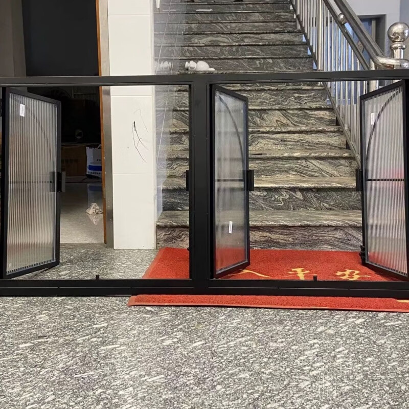 Yaotian French retro iron art old steel window dining room living room rectangular partition study loft lighting window glass window French retro iron art old steel window dining room living room long