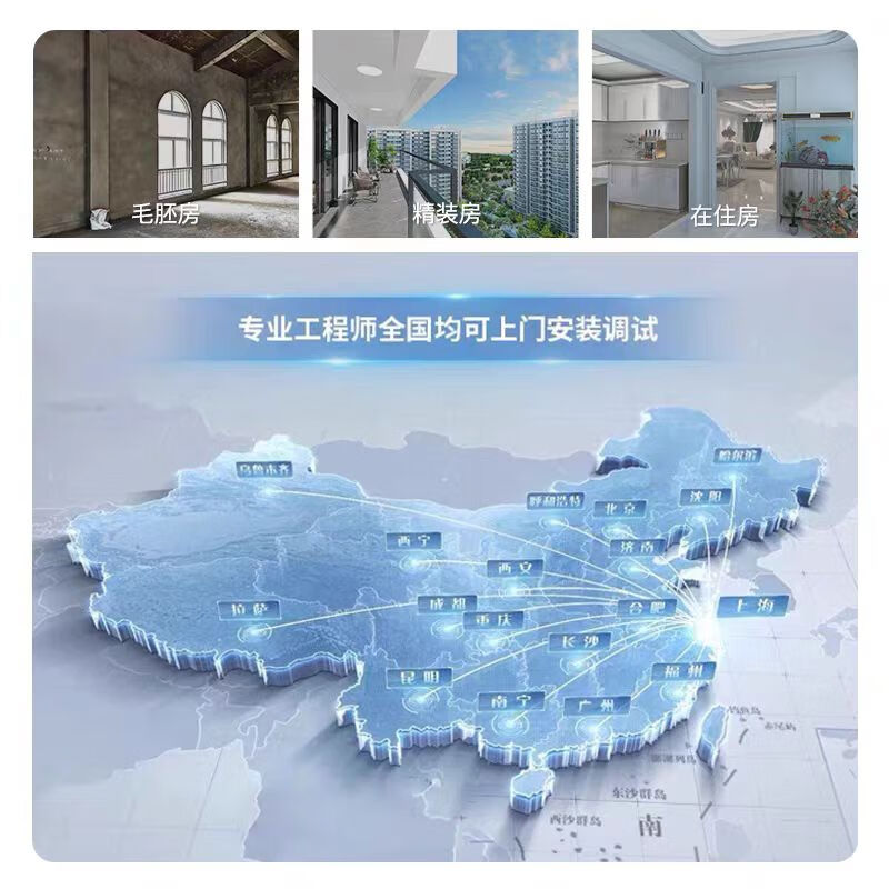 Lumi Apple Smart Home Set Light Switch Curtain Door Lock Whole House Smart Solution Customized Three-Room Comfort Edition