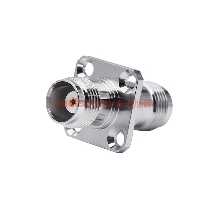 Oriental Xupu GPS Adapter TNC-KKF TNC female to female TNC-KFK 4-hole flange panel fixing