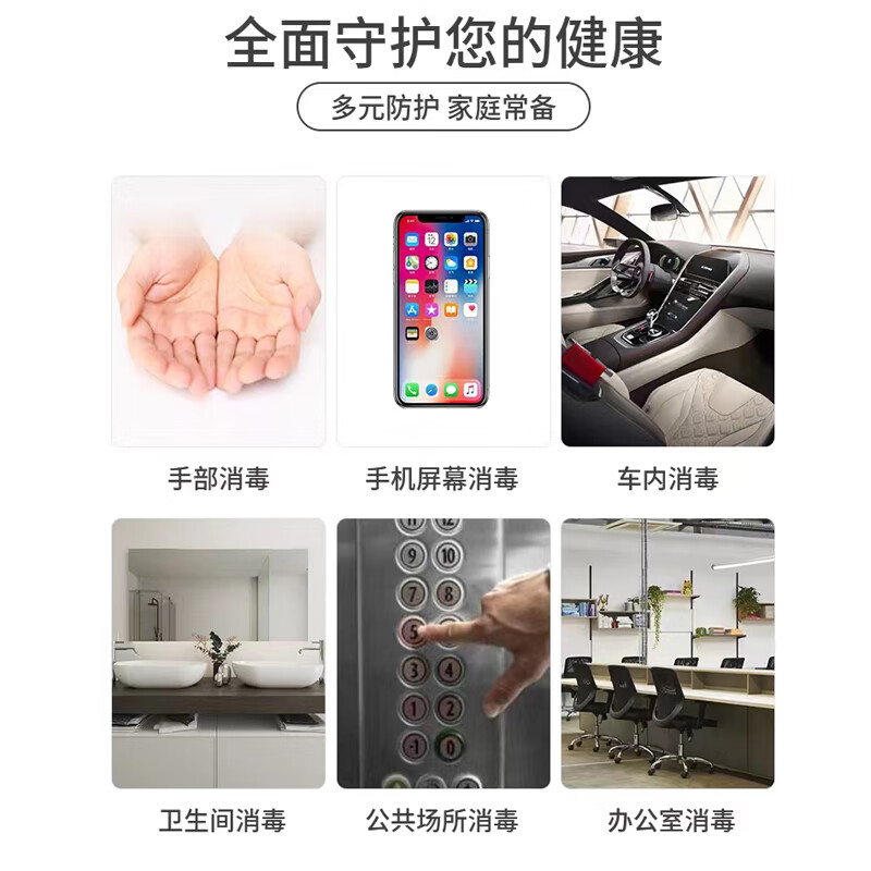 Lixing 75% Alcohol Disinfectant Hand-Free Quick-Drying Disinfectant Workshop Sterilization Indoor and Outdoor 500ml 75% Alcohol 500ml-Full Box (30 Bottles)