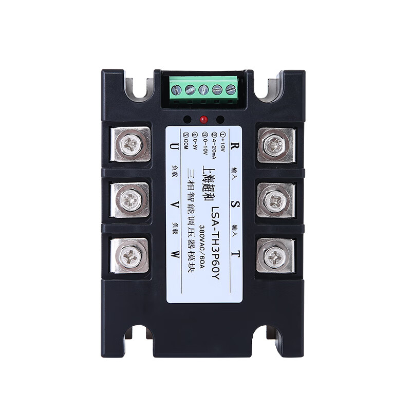 LSA three-phase intelligent voltage regulator module LSA series 380VAC/60A solid state relay 105*75*42mm LSA-TH3P40Y