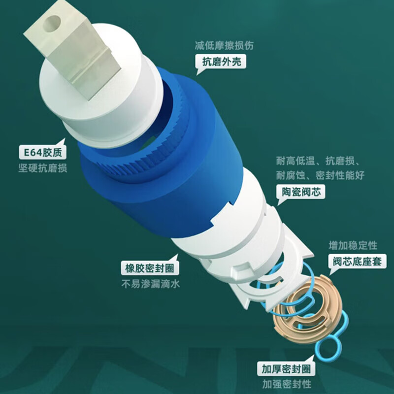 Dezhong electric water heater mixing valve U-shaped hot and cold water valve exposed shower faucet accessories 304 stainless steel shower switch p122