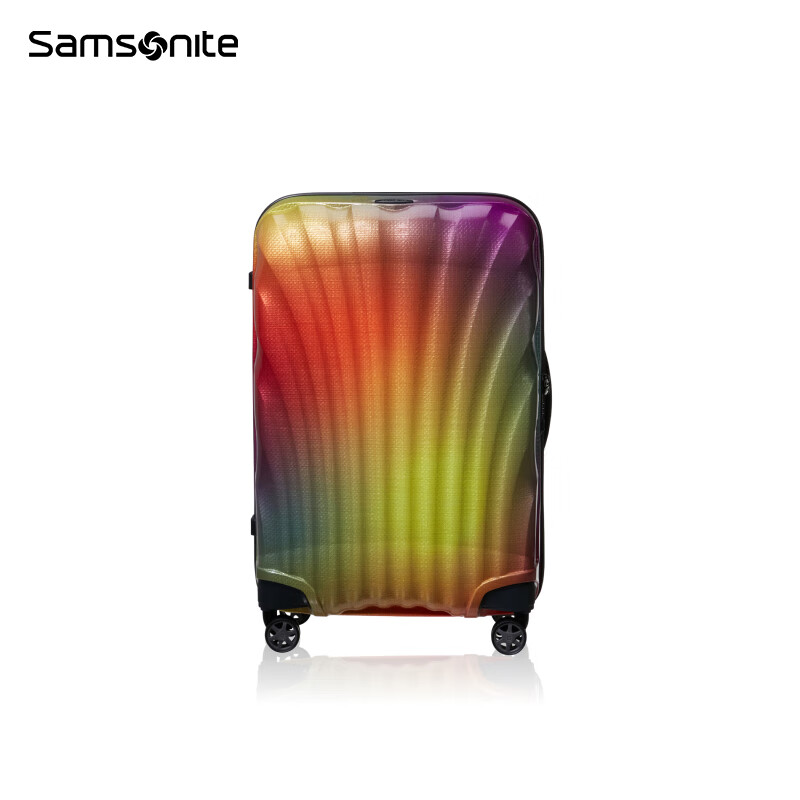 Samsonite Classic Shell Case Large Capacity Boarding Luggage Trolley Case Men's and Women's Fashionable Lightweight Suitcase Lockbox CS2 Neon Color - New Color Launched 20 Inches