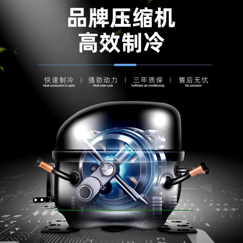 AUCMA Freezer Commercial Large Capacity Freezer Ultra Low Temperature -40 Degrees Refrigeration and Freezing Dual-Purpose Freezer Double-Door Seafood Horizontal Refrigerator Seafood Quick Freezer -38 Degrees Deep Cold丨Cell Level Freshness丨Power Saving and Silent丨828L