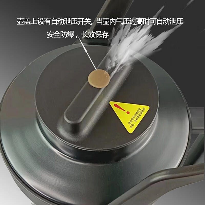 Yiyi dry ice bucket large diameter edible dry ice bucket extra large capacity 6L commercial ice bucket ice storage container insulation bucket 4L black