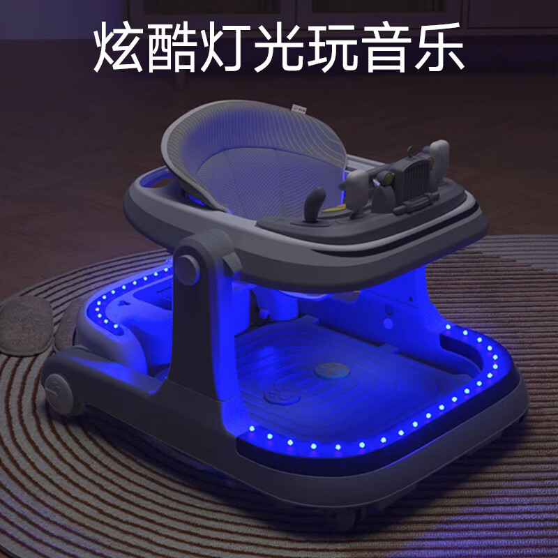 ANGI BABY baby walker children's multi-functional anti-rollover stroller with music and light baby learning walker