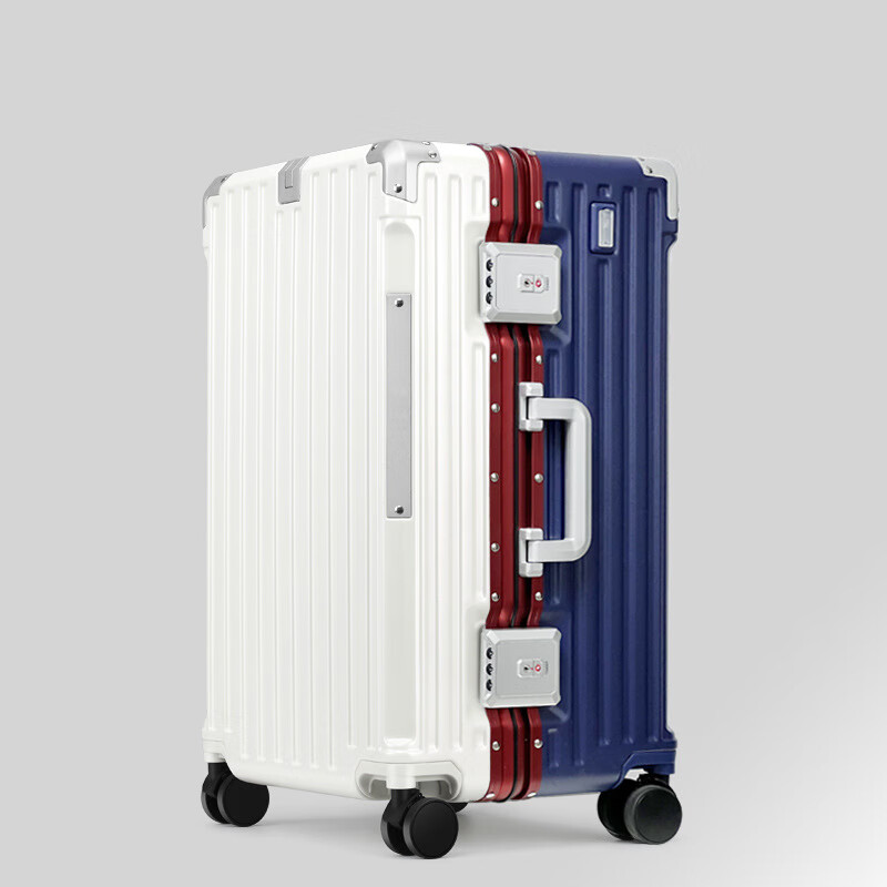 OULUNCHI high-end brand luggage for men and women large capacity new oversized suitcase 32 business overseas trolley suitcase men's black 28 inches