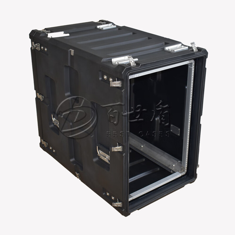 Best Shield rotomolding box 16U shock-absorbing rack box air transport box audio and video equipment mobile cabinet box safety three-proof box